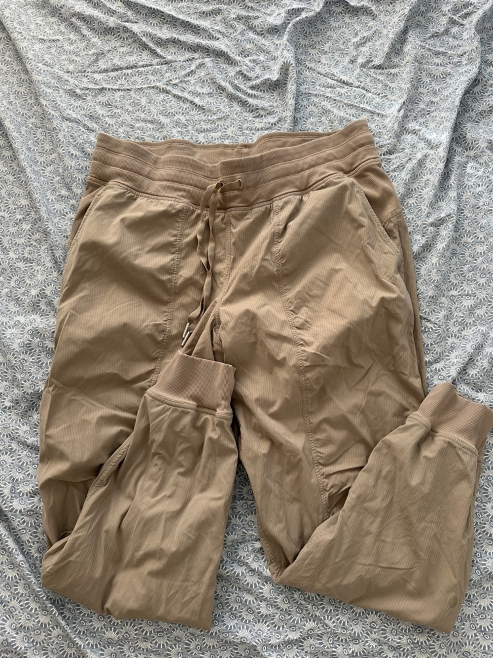 Lululemon women’s dance studio Jogger Pants in Tan